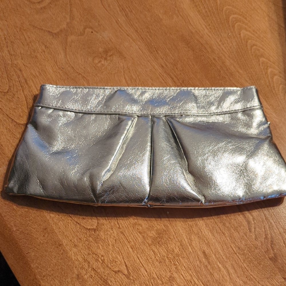Silver Clutch Bag